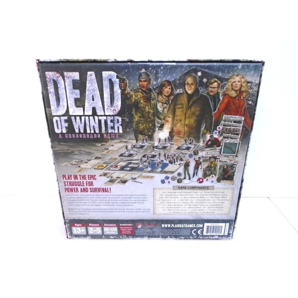 Dead of Winter A Crossroads Game Plaid Hat Games Open Box Never used